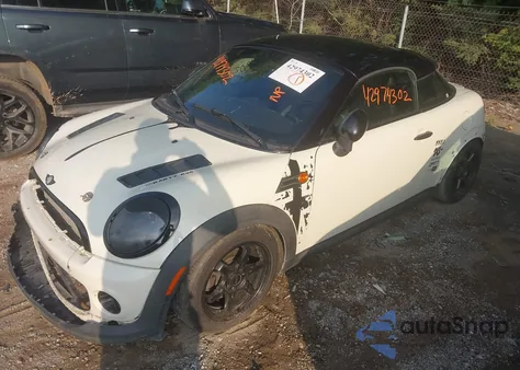 2013 Mini Coupe Cooper из США, поврежденный, VIN WMWSX1C59DT507501